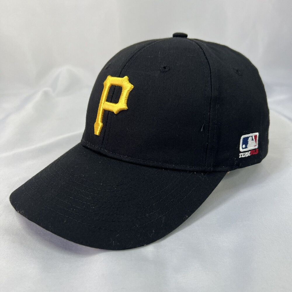Pittsburgh Pirates Hat Cap Strapback Black Yellow Mens Embroidered MLB Baseball